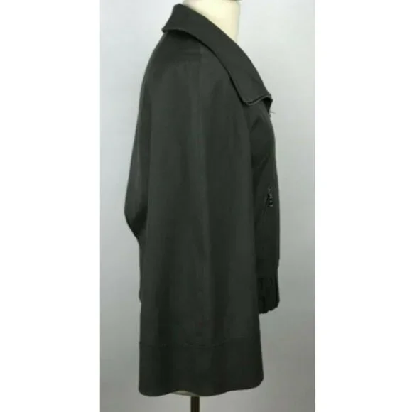 Zara Flare Sleeves Zip Up Jacket w Stretch Sz M - Picture 5 of 7